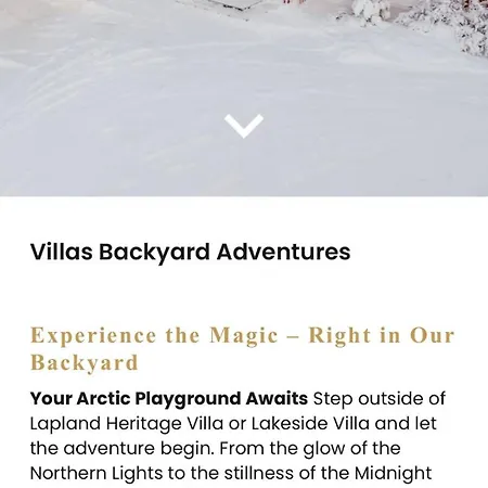 Lapland Lakeside Villa