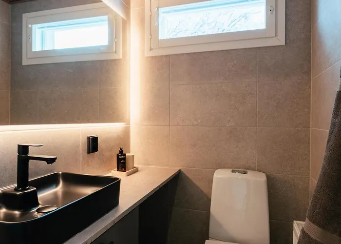 别墅 Lapland Lakeside 拉努阿